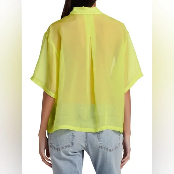 [NEW] RAG & BONE Reed Shirt in Lime - Picture 7 of 13